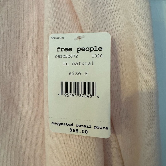 Free people we the free cozy time funnel top size small NWT - Picture 5 of 9